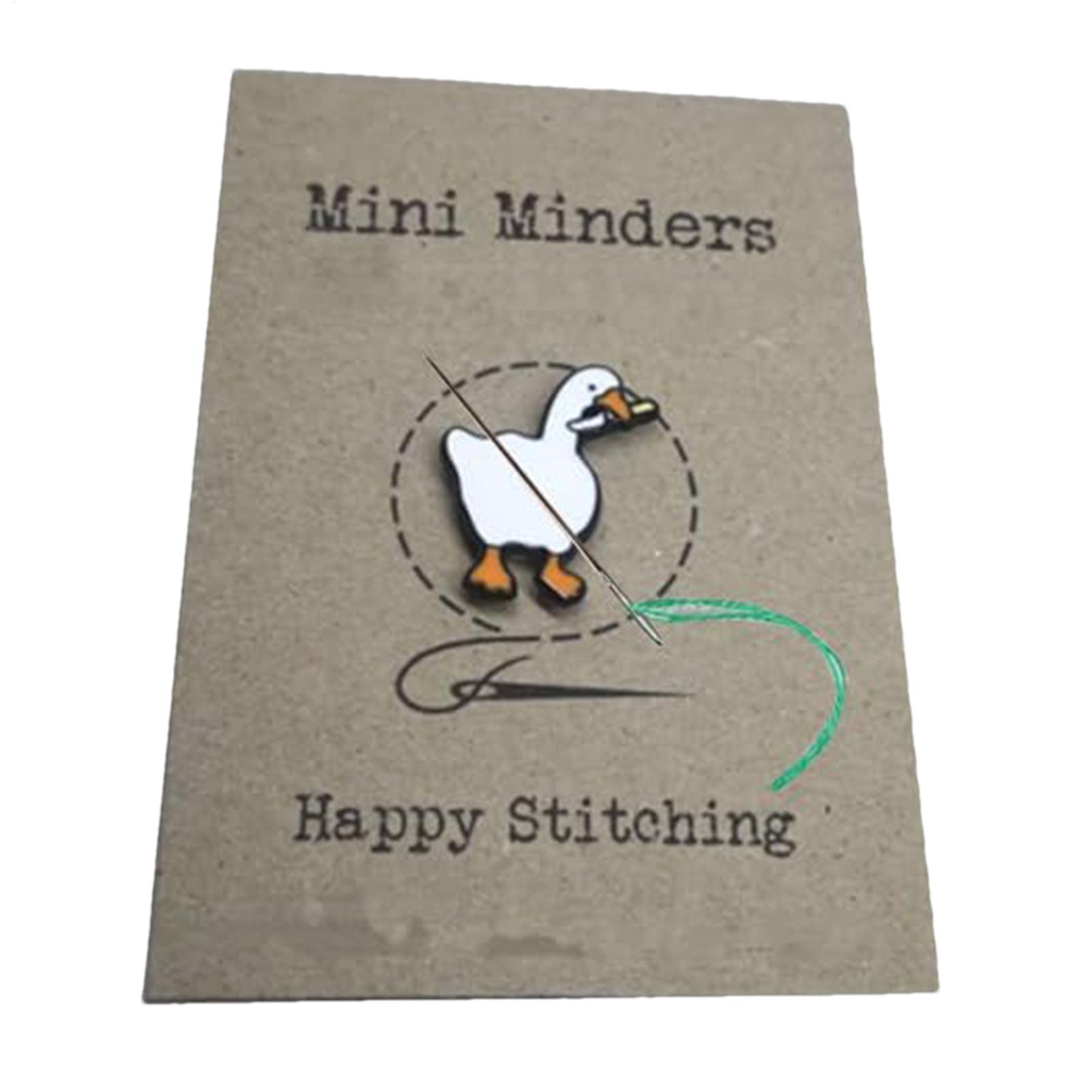 Needle Minder Magnet - 바늘꽂이 자석 거위 모양 바늘 홀더,
