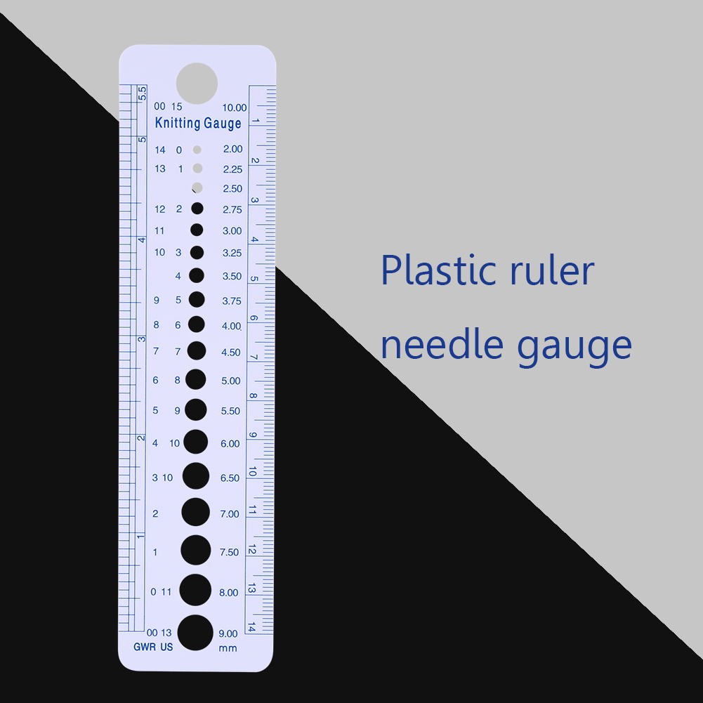 Embroidery Needle - 퀼팅 패치워크 자 플라스틱 뜨개질 바늘