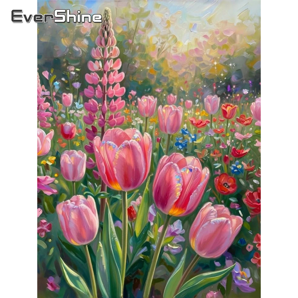 Embroidery Design Patterns Flowers - Evershine 11CT 크로스 스티치 키트 꽃