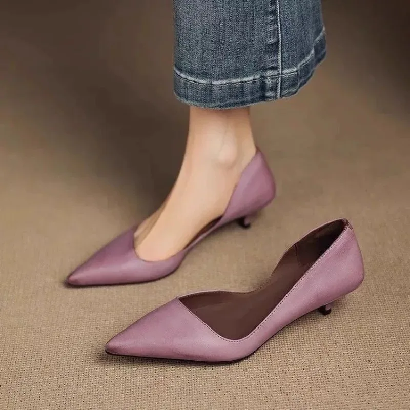 Embroidery Flat Shoes - 여성용 뾰족코 스틸레토 힐 패션 다용도