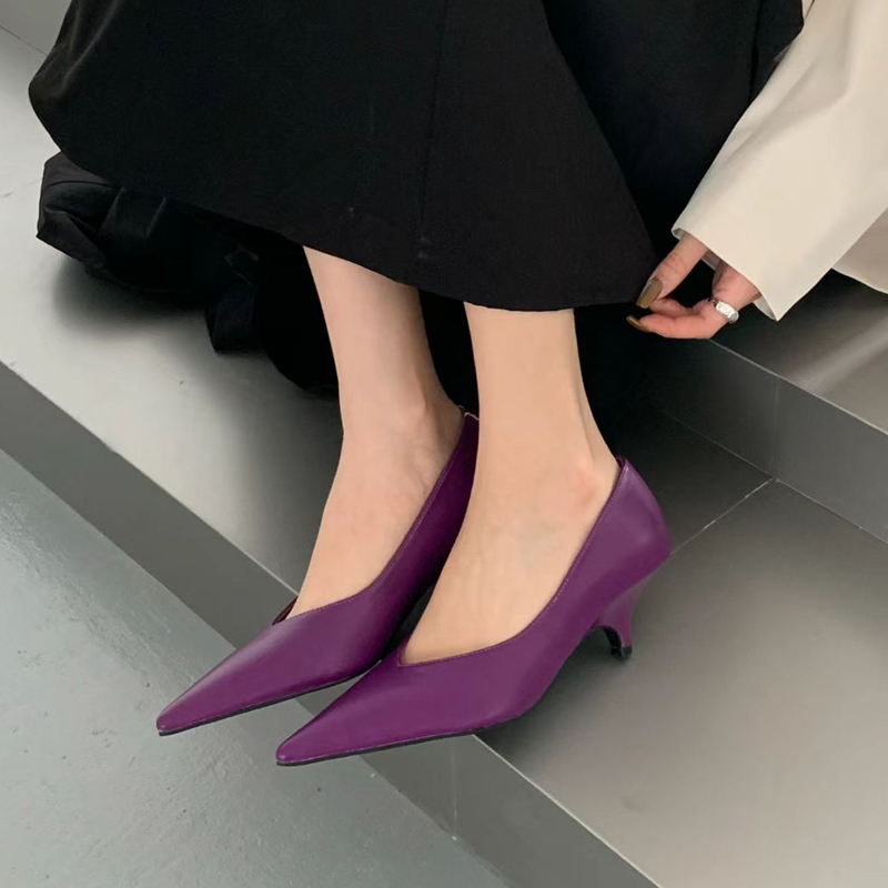 SUOJIALUN 2025 봄 신상 여성 펌프스 슈즈  - Embroidery Flat Shoes 리뷰 및 가격