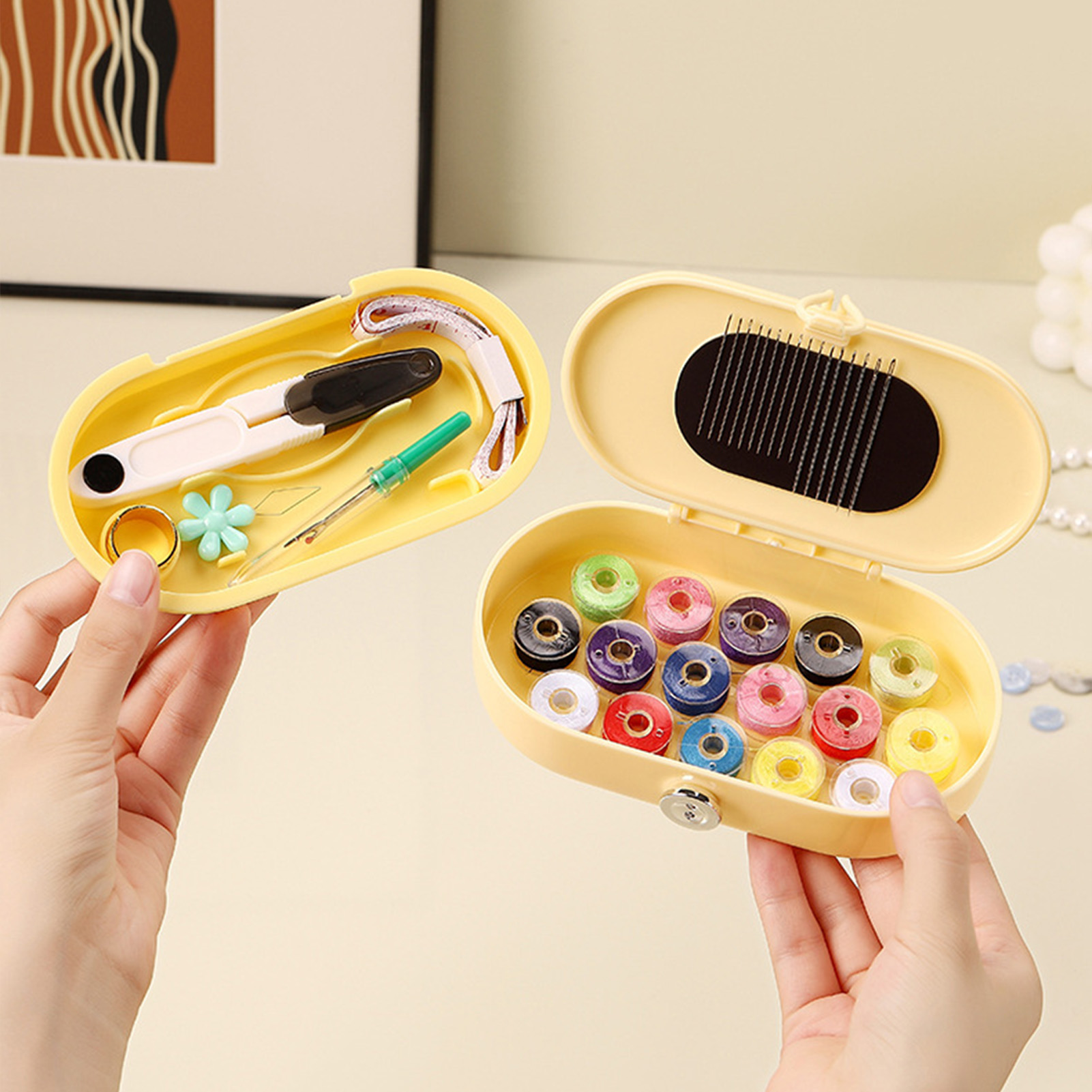 자석 재봉 키트 휴대용 바늘통 박스 학생 기숙사 및 여 - Needle Minder Magnet 리뷰 및 가격