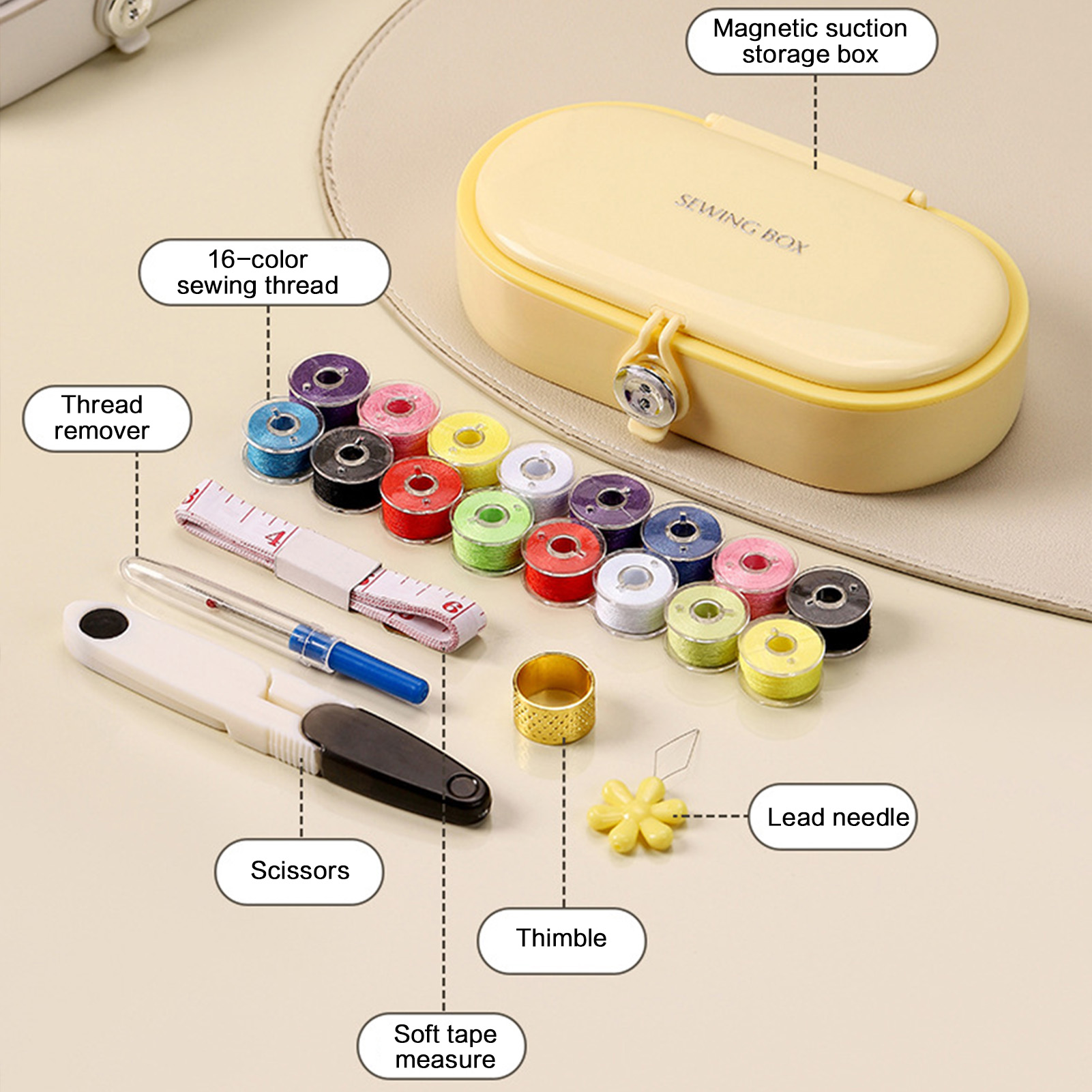 자석 재봉 키트 휴대용 바늘통 박스 학생 기숙사 및 여 - Needle Minder Magnet 리뷰 및 가격