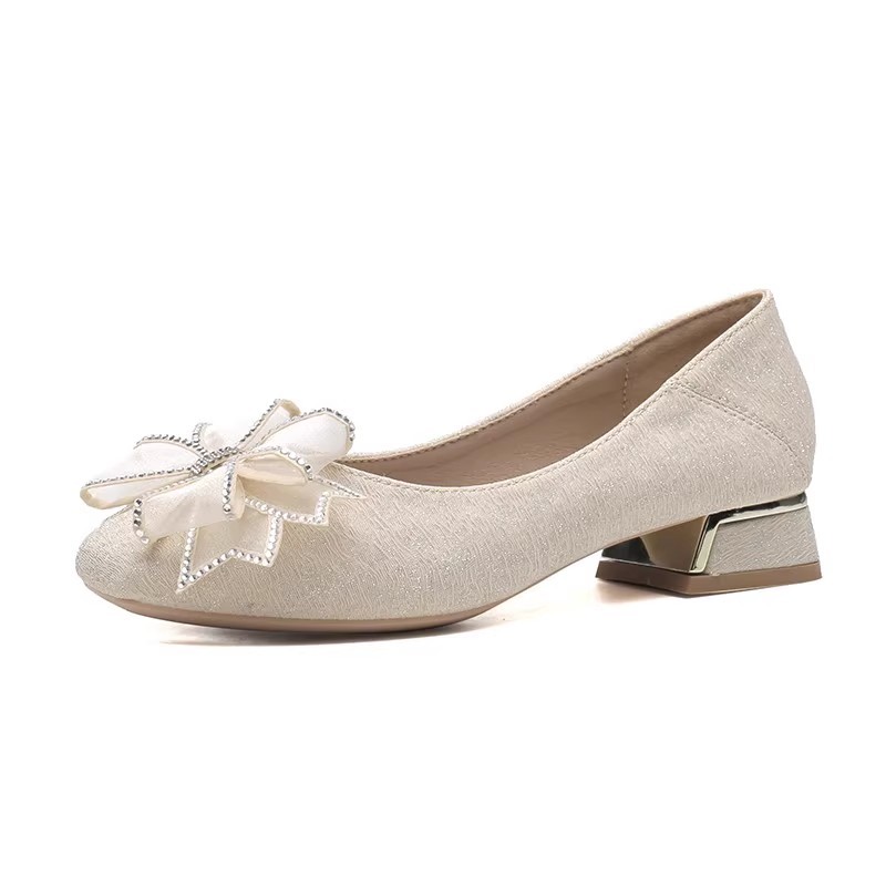 2025 여성 가을 신상 이브닝 소프트 솔 로우탑 웨딩 - Embroidery Flat Shoes 리뷰 및 가격