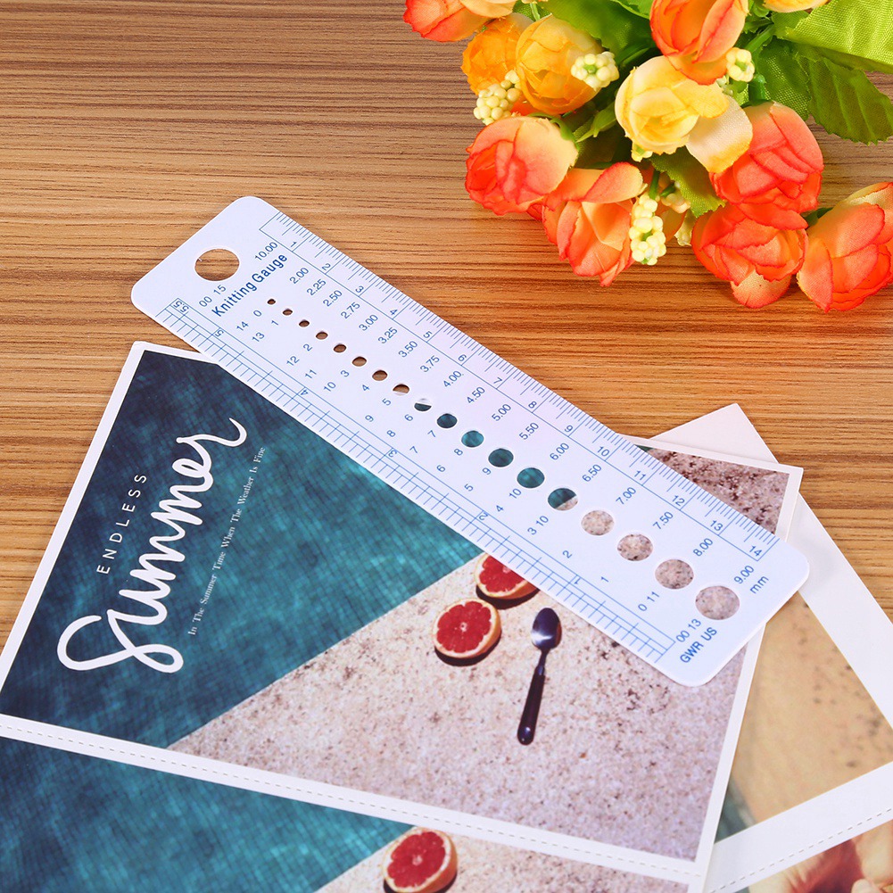 퀼팅 패치워크 자 플라스틱 뜨개질 바늘 게이지 자 인치 - Embroidery Needle 리뷰 및 가격