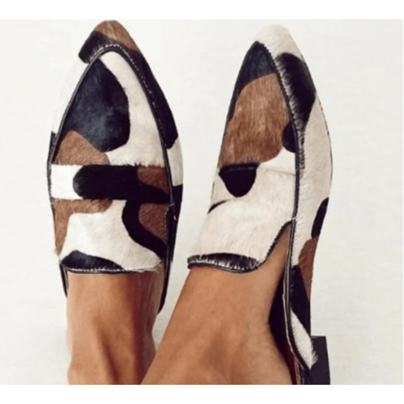 영국 스타일 2026 봄/가을 신상품 세련된 포인티드  - Embroidery Flat Shoes 리뷰 및 가격