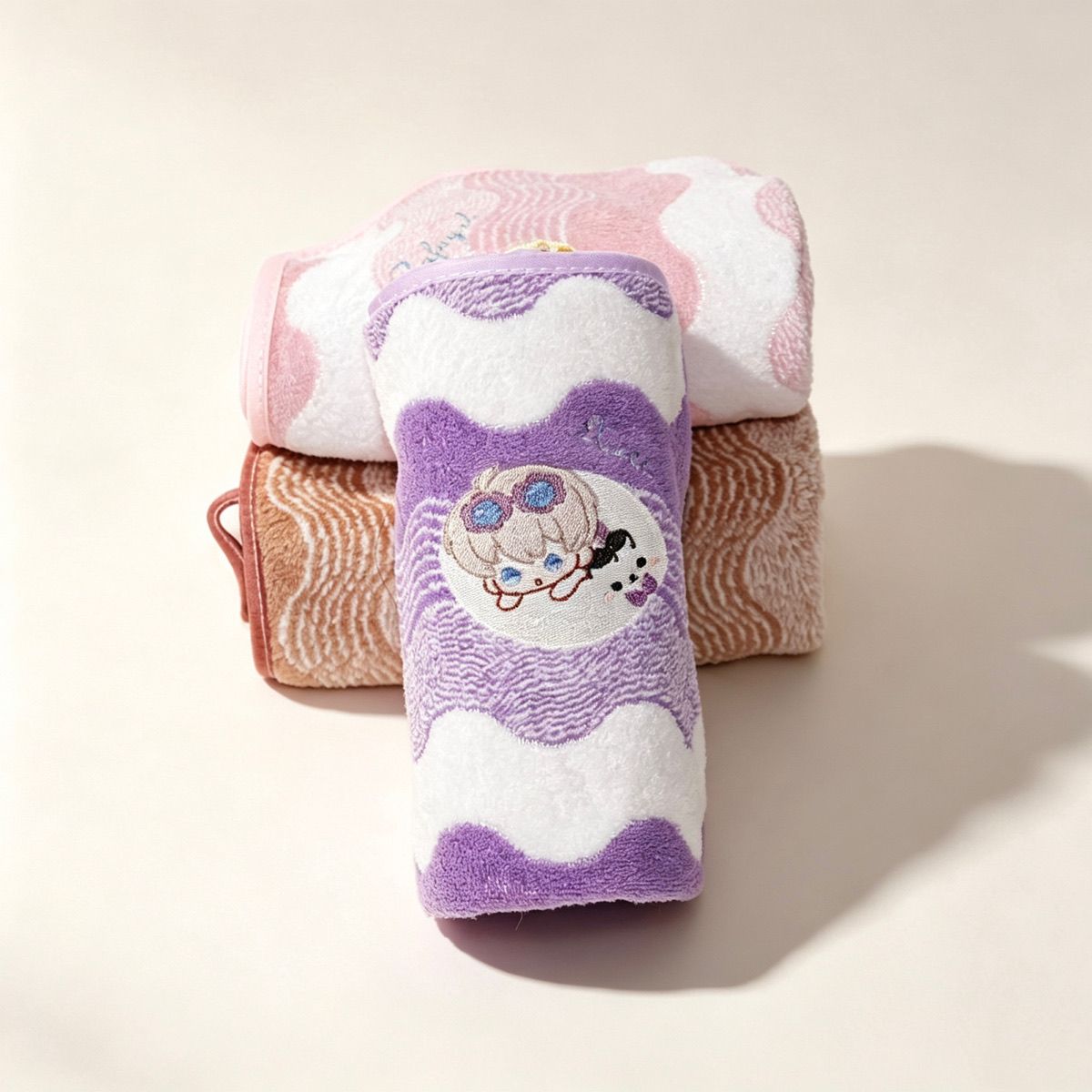 애니메이션 러브 앤 딥스페이스 코랄 플리스 핸드 타월  - Embroidery Set 리뷰 및 가격