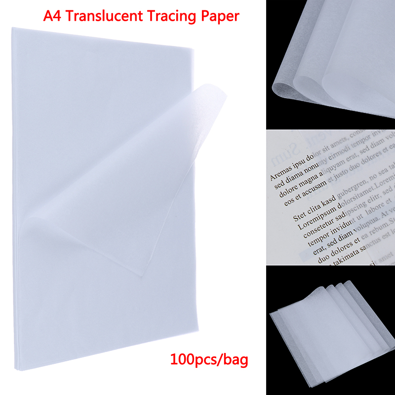 100/500장 A4 사이즈 반투명 트레이싱 페이퍼,  - Transfer Pen Ink 리뷰 및 가격