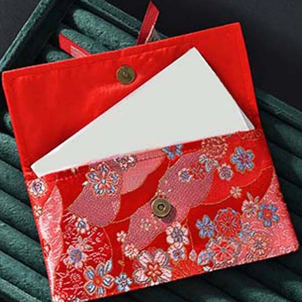 새해 축복의말 브로케이드 붉은 봉투 설날 브로케이드 천 - Embroidery Red 리뷰 및 가격