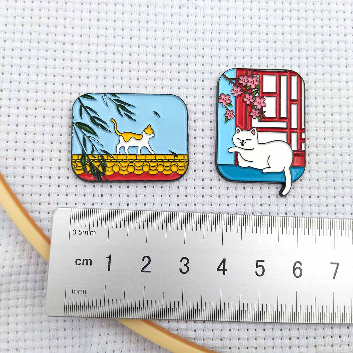 귀여운 고양이 자석 바늘꽂이, 십자수용, 고양이 바늘  - Needle Minder Magnet 리뷰 및 가격