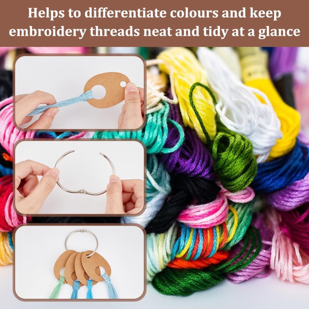 100Pcs 눈물 방울 치실 스레드 드롭 Burlywo - Embroidery Floss 리뷰 및 가격